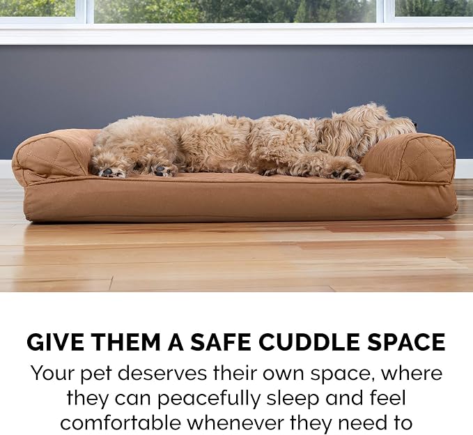 Furhaven Orthopedic Dog Bed for Large Dogs w/ Removable Bolsters & Washable - Image 10