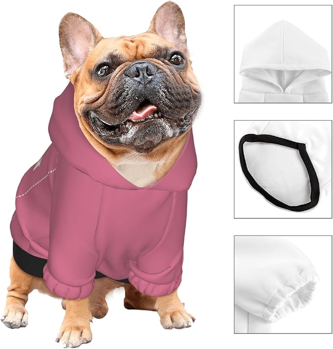 Personalized Chihuahua Dog Hoodie, Custom Pet Warm Sweatshirt Costume - Image 3