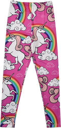 Girl Unicorn Leggings Kid Rainbow Print Legging Tights Trousers Slim Long Pants by Jxstar