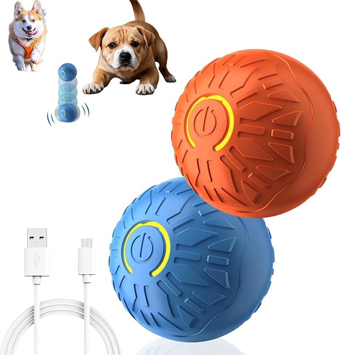 Interactive Dog Toys Dog Balls, Durable Motion Activated Automatic Rolling Ball by OYSMY-houseofselection
