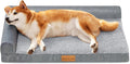 Patas Lague Orthopedic Dog Bed Medium Size Dog 30''X20'', Waterproof L Bolster by PatasLague