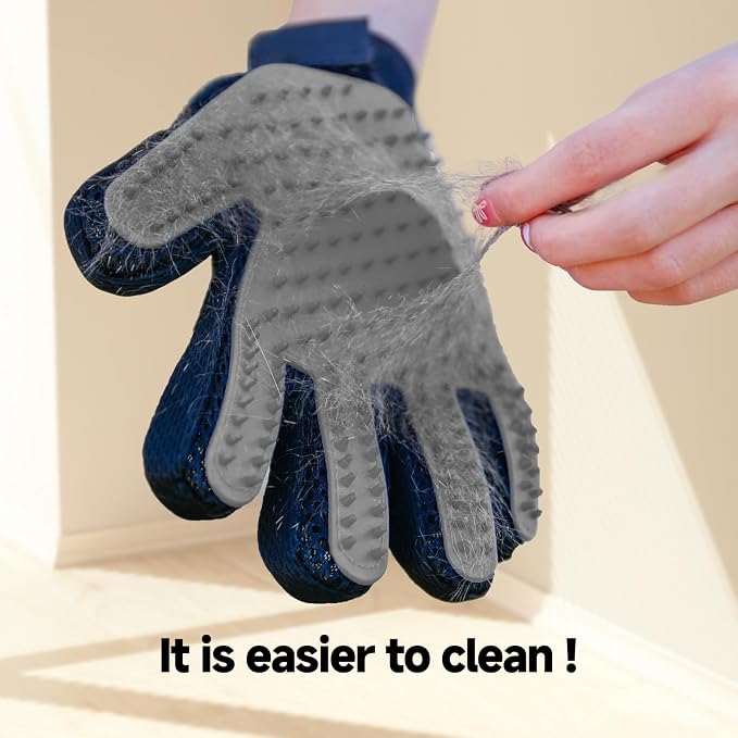 Pet Hair Removal Glove for Dogs & Cats, Bathing and Washing, Safe for - Image 3