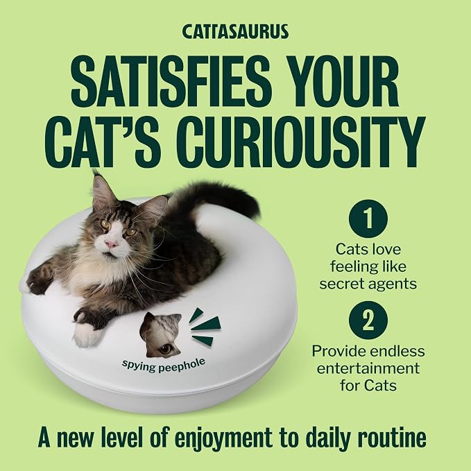 Cattasaurus Peekaboo Cat Cave, Extra Spacious - Image 5
