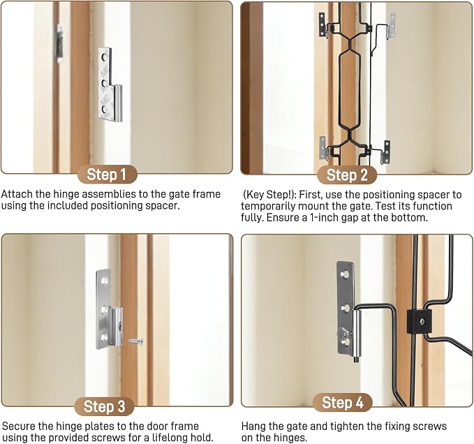 Retractable Dog Gate for Front Door 35.4" Wide 30.7" Tall Automatic Retractable - Image 6