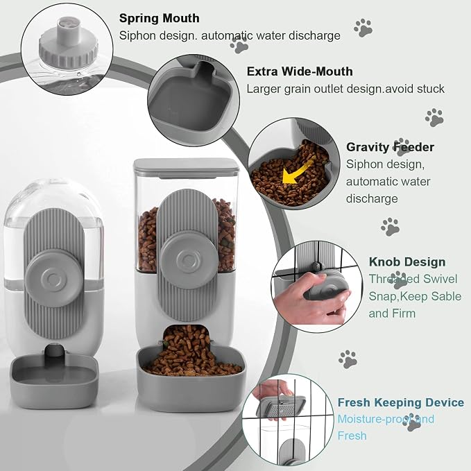 Hanging Automatic Rabbit Feeder - Image 3