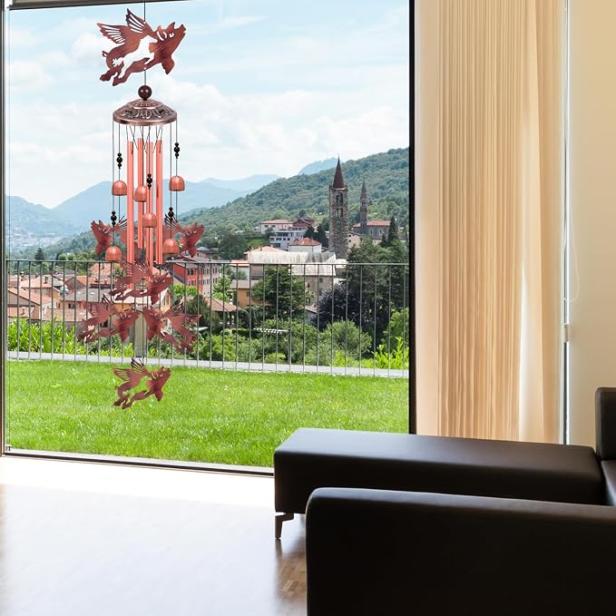 Flying Pig Wind Chimes, Gifts for Mom & Grandma & Woman & Family & Neighbor - Image 2