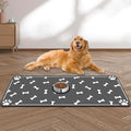 Large Pet Feeding Mat, Absorbent Quick Dry Dog Mat by yuzshin