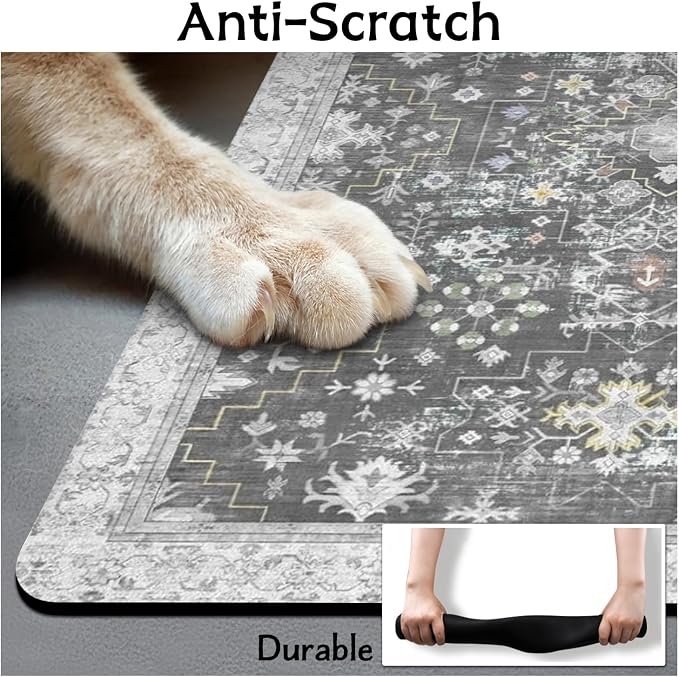 Pet Food Mats for Floor, Absorbent Dog Mat for Food and Water Dispenser Mat - Image 6