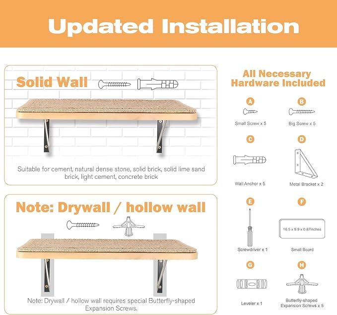 Strong Cat Shelves Stairs for Wall Mounted, 1P Cat Shelf& 2PCS 4 Steps Stairway - Image 6