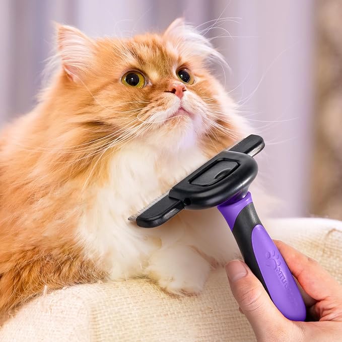 MIU COLOR Long Hair Pet Grooming Brush, Deshedding Tool - Image 7
