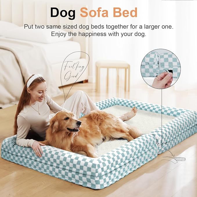 Large Dog Bed Orthopedic Washable: Beds Bolster XL Bed Medium Large Dogs Egg - Image 3