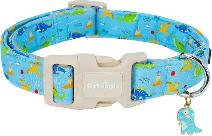 Dinosaur Dog Collar for Extra Small Dogs, Cute Puppy Collars