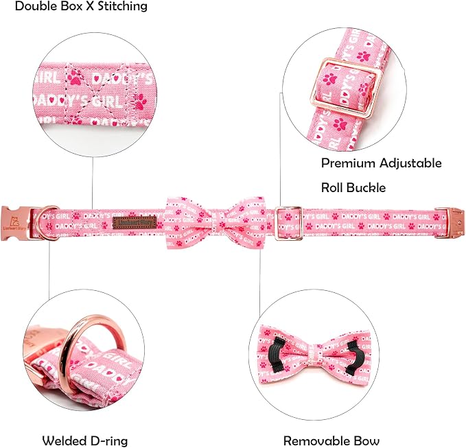 Lionheart Glory Dog Bow Collar - Image 2