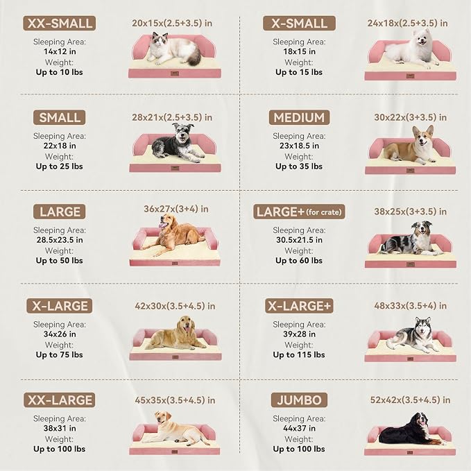 Orthopedic Washable Large Dog Bed, Large XXXL Pet Dogs - Image 3