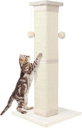 Cat Scratching Post 33 Inch Nature Sisal Cat Scratch Post by SOCATER