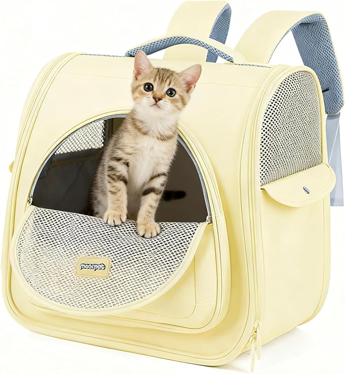 Cat Carrier Backpack, Large Space Animal Carrier Backpacks by Vinqki