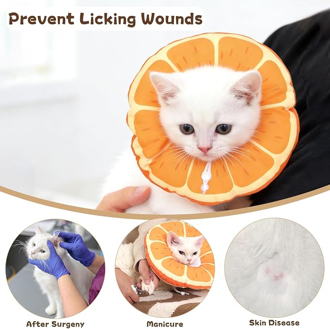 Cat Cone Collar Soft, Waterproof Cat Recovery Collar - Image 5