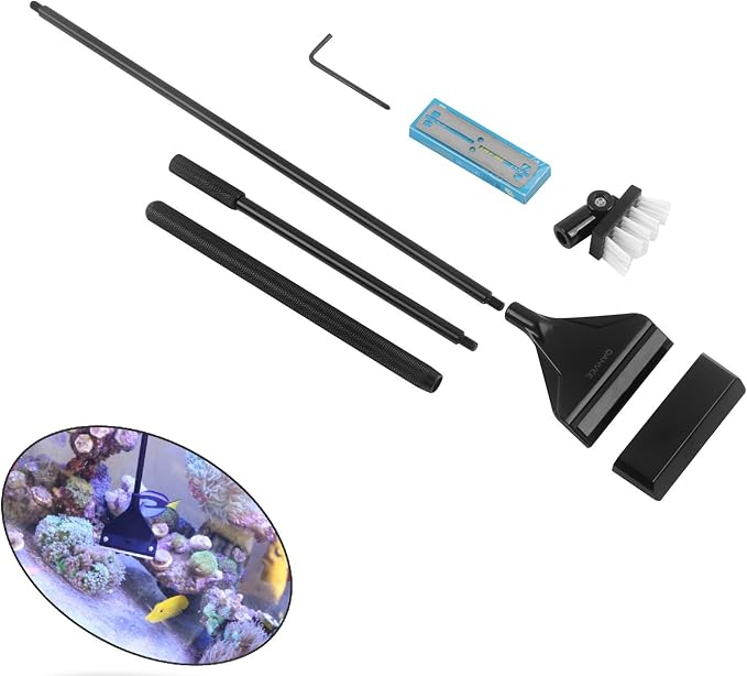 Aquarium Algae Scraper Cleaner Brush by QANVEE
