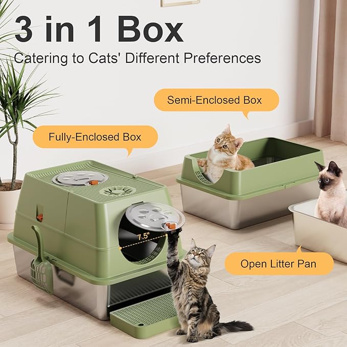 Stainless Steel Litter Box - Image 3