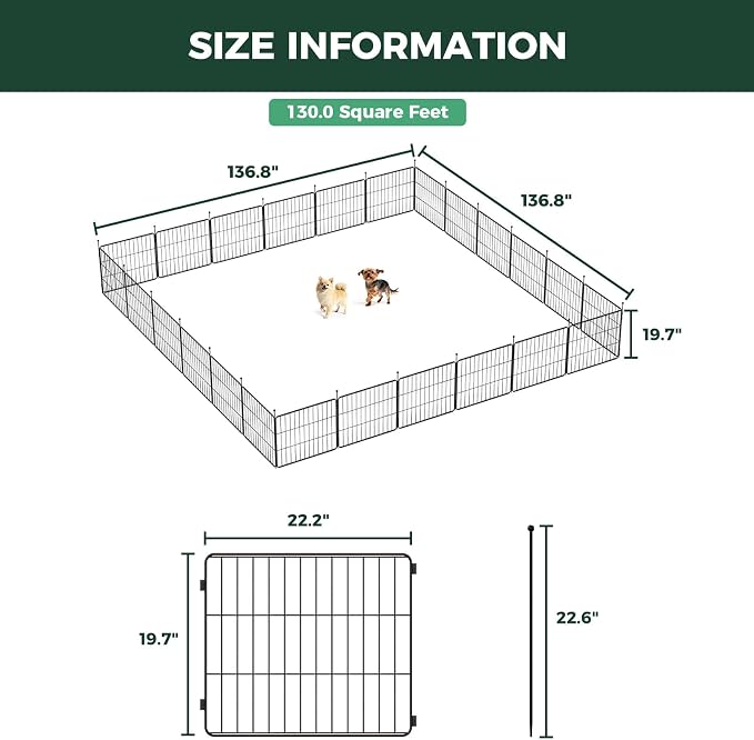 FXW MiniPaws Unleashed Dog Playpen, Expandable & Portable Design - Image 6