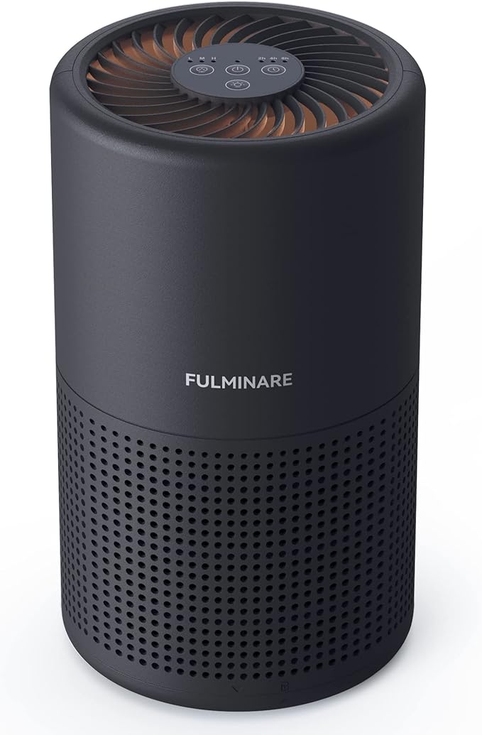 Air Purifiers for Bedroom, FULMINARE H13 True HEPA Air Filter, Quiet Air Cleaner by PureAirPowerfulSound