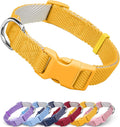 Dynmeow Soft and Breathable Cotton Dog Collar, Durable Adjustable Pet Collar by Dynmeow