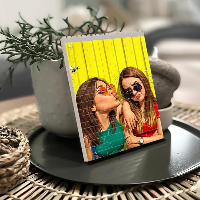 NAZENTI Personalised Best Friend Photo Building Block - Image 4