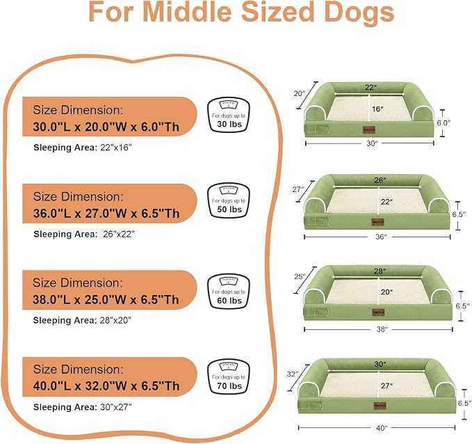 Large Dog Bed Orthopedic Washable: Beds Bolster XL Bed Big XLarge Dogs Egg - Image 6