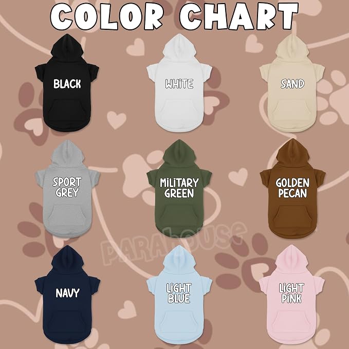 Personalized Dog Hoodie, Custom Embroidered Name Pet Hoodie, Warm Winter Outfit - Image 3