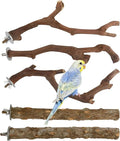 5 PCS Wood Bird Perches, Natural Grape Wood Branches by Homaisson