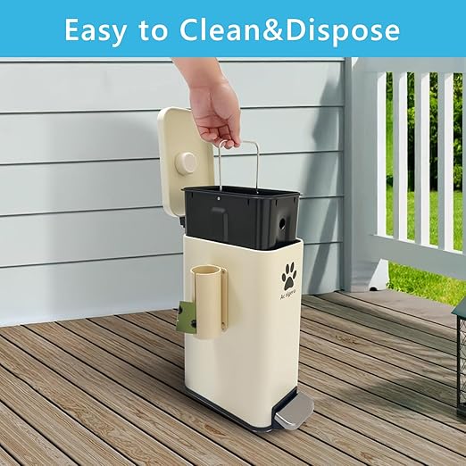 Dog Poop Trash Can Outside - Image 8