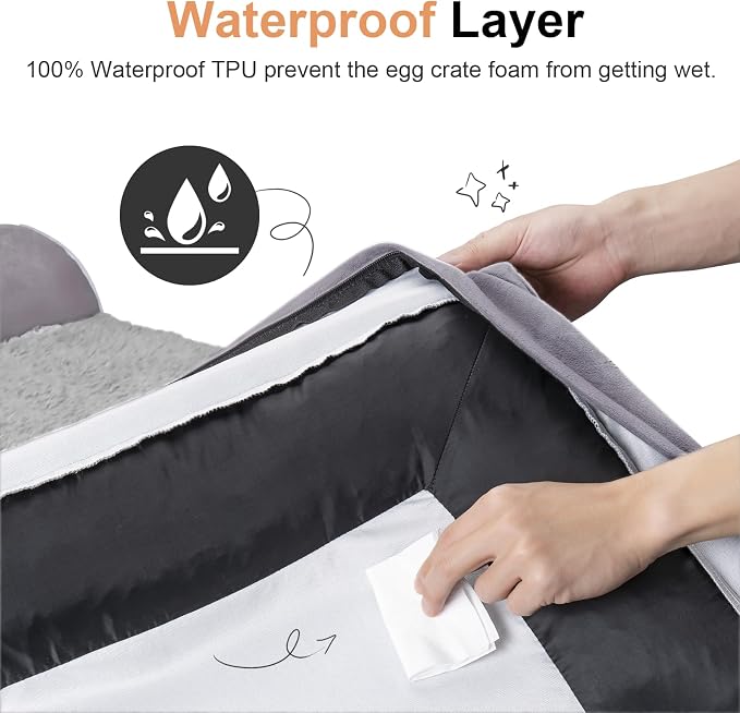 Large Dog Bed Orthopedic Washable: Beds Bolster XXL Bed Big XLarge Dogs Egg - Image 4