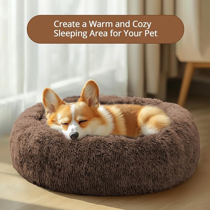 JOLLYVOGUE Calming Small Dog & Cat Bed - Image 4