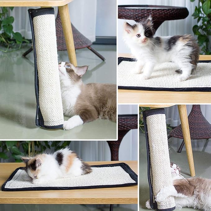 HAOZAIKEJI Cat Scratcher Mat Sofa Protector Natural Sisal Cat Scratching Mat - Image 8