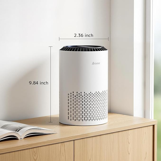 AROEVE Air Purifiers for Bedroom Home, Air Purifier For Smoke Pollen Dander - Image 8