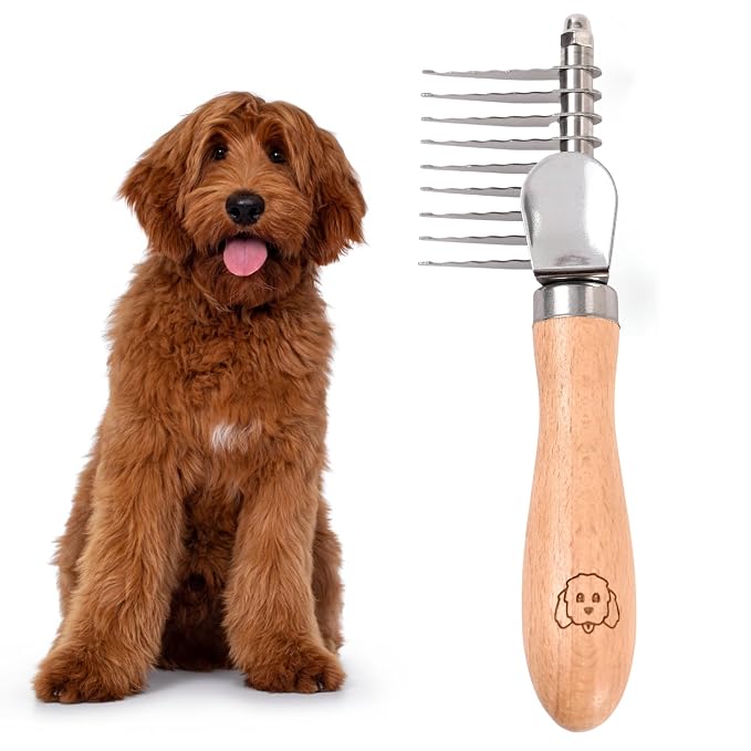 We Love Doodles Dog Dematting Brush & Rake, Detangler Brush by WeLoveDoodles