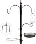 Bird Feeder Stand Pole, 77 Inch Feeding Station Kit by YINGYM