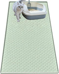 Cat Litter Mat for Litter Box, Silicone Large Cat Litter Trapping Mat by Jacooxi