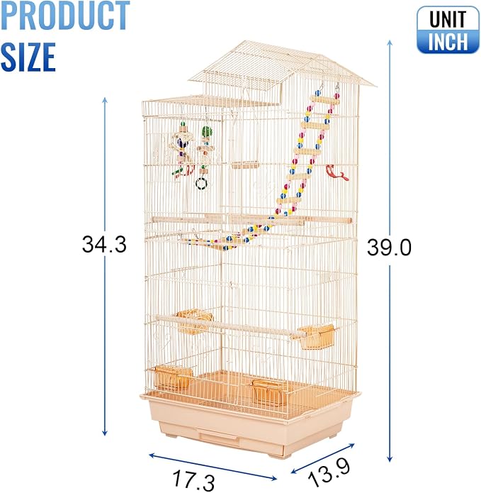 FDW 39 Inch Bird Cage Parakeet Cage - Image 8