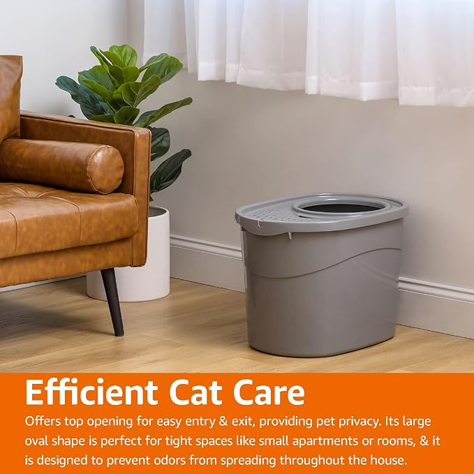 Amazon Basics Large Cat Litter Box - Image 15