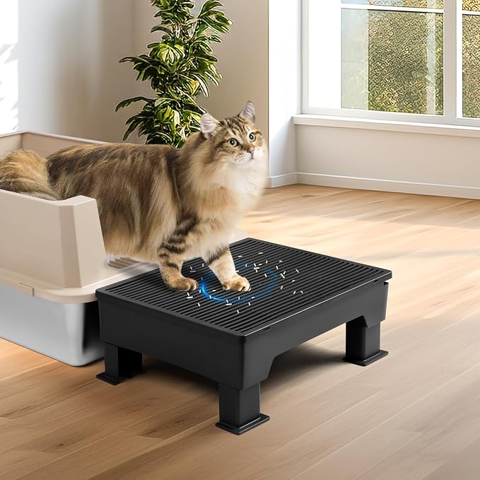 Adjustable Cat Litter Box Step Ramp, Elevated Cat Step Stair - Image 9