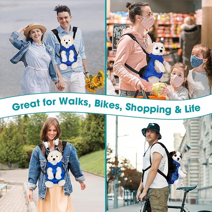 Dog Backpack Carrier, Pet Sling Front Backpack - Image 8