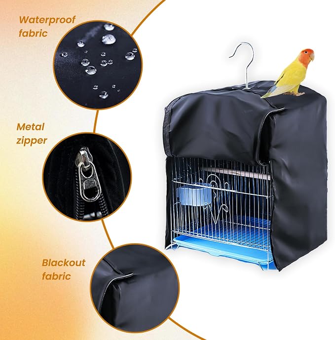 Bird Cage Cover for Night, Bird Cage Cover Shield, Good Night Windproof - Image 5