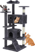 DUMOS 54-inch Indoor Cat Tree Tower –Multi-Level Pet House by DumosLifestyle