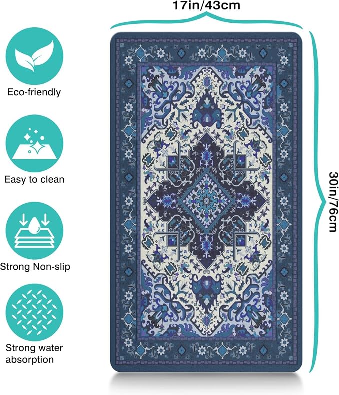 Pet Feeding Mat for Floors Waterproof Dog Mat for Food and Water Absorbent - Image 5