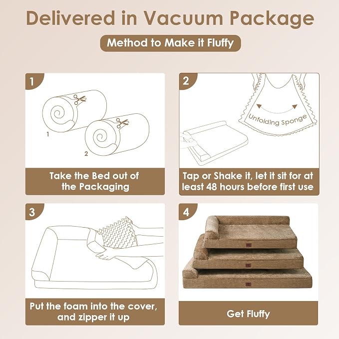 EHEYCIGA XL Dog Bed Memory Foam - Image 7