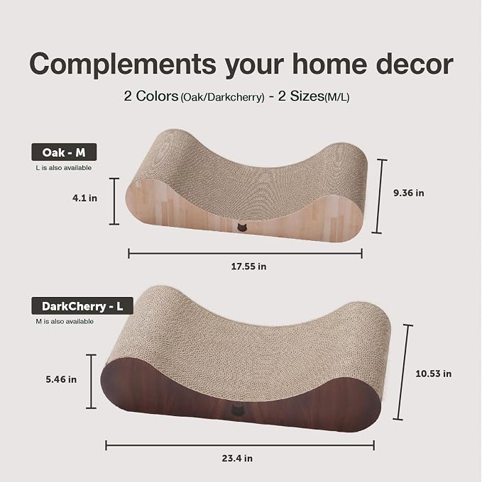 Necoichi Cardboard Cat Scratcher Bed - Image 2