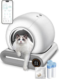 Automatic Litter Box, 65L+9L Extra Large, APP Control, Deodorization, 3 Rolls by DuckSky