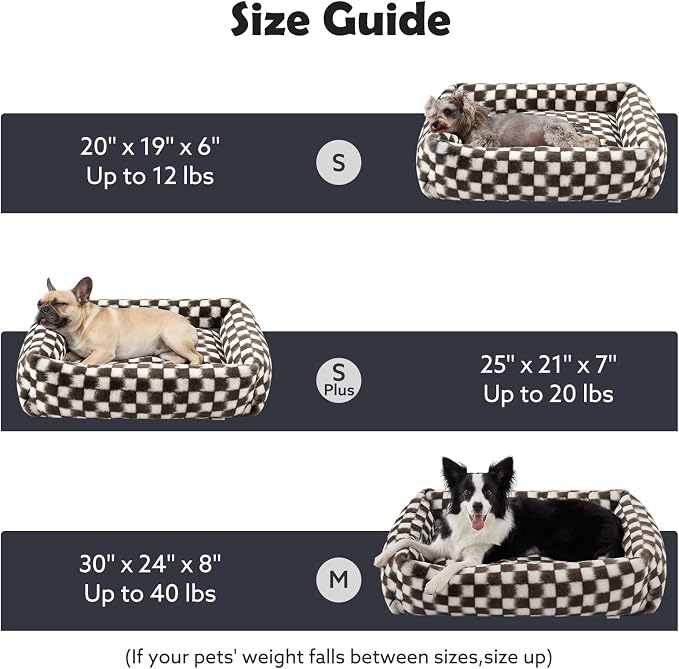 JOEJOY Small Dog Bed for Small Dogs, Rectangle Washable Orthopedic Corduroy - Image 6