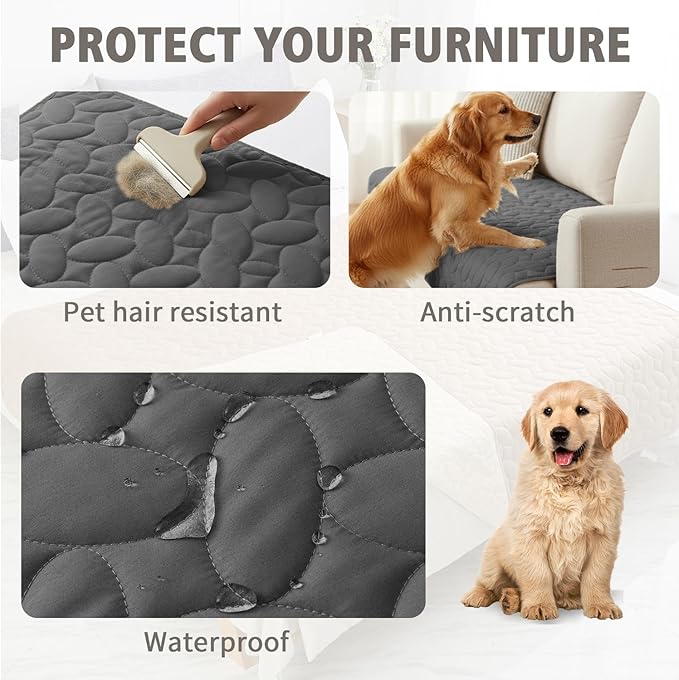 Ameritex Waterproof Pet Bed Cover Anti-Slip Dog Bed Blanket - Image 2